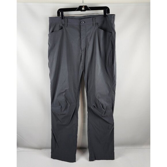 Eddie Bauer Pants Mens 38x32 Tech Gray Nylon Hiking - Picture 1 of 12